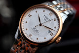 Tissot T Classic Le Locle Powermatic 80 Silver Dial Two Tone Steel Strap Watch For Men - T006.407.22.036.00