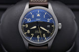 IWC Pilot's Watch Mark XVIII 40mm Black Dial Brown Leather Strap Watch for Men - IW327006