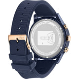 Lacoste 12.12 Blue Dial Blue Silicon Strap Watch for Men - 2011013