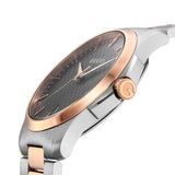 Gucci G Timeless Grey Dial Two Tone Steel Strap Watch For Men - YA126446