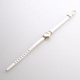 Marc Jacobs Blade White Dial White Leather Strap Watch for Women - MBM1344