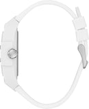 Guess Phoenix Analog White Dial White Silicone Strap Watch for Men - GW0720G1