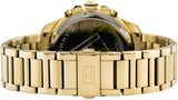 Tommy Hilfiger Iconic Quartz White Dial Gold Steel Strap Watch for Men - 1791538