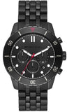 Michael Kors Cunningham Chronograph Black Dial Black Steel Strap Watch For Men - MK8965
