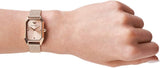 Emporio Armani Joy Quartz Rose Gold Dial Rose Gold Mesh Bracelet Watch For Women - AR11347