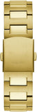 Guess Headliner Multifunction Black Dial Gold Steel Strap Watch For Men - GW0572G2