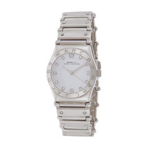 Marc Jacobs White Dial Silver Steel Strap Watch for Women - MBM3052