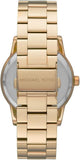 Michael Kors Ritz Pave Crystals Gold Dial Gold Steel Strap Watch for Women - MK6862