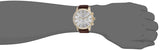 Tommy Hilfiger Harrison White Dial Brown Leather Strap Watch for Men - 1790874