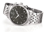 Tissot T Classic Tradition Chronograph Black Dial Silver Steel Strap Watch For Men - T063.617.11.067.00
