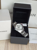 Emporio Armani Classic Silver Dial Silver Steel Strap Watch for Men - AR5894