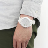 Lacoste 12.12 Chronograph White Dial White Silicon Strap Watch for Men - 2010974