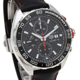 Tag Heuer Formula 1 Mario Kart Chronograph Black Dial Black Leather Strap Watch for Men - CAZ201E.FC6517
