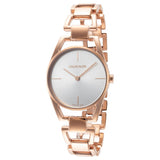 Calvin Klein Dainty White Dial Rose Gold Steel Strap Watch for Women - K7L23646