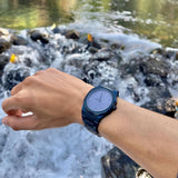 D1 Milano Ultra Thin Midnight Dial Blue Steel Strap Watch for Men- D1-UTBJ21