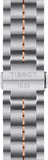 Tissot T Classic Luxury Powermatic 80 Black Dial Silver Steel Strap Watch For Men - T086.407.22.067.00