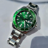 Tag Heuer Aquaracer Green Dial Watch for Men - WAY201S.BA0927