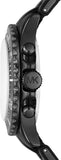 Michael Kors Everest Chronograph Black Dial Black Silicone Strap Watch For Men - MK8980