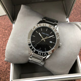 Calvin Klein City Black Dial Silver Steel Strap Watch for Men - K7Q21141
