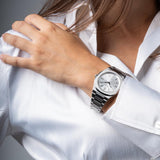 D1 Milano Ultra Thin Silver Dial Silver Steel Strap Watch for Women - D1-UTBL30