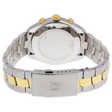 Tissot T Sport PR 100 Chronograph White Dial Two Tone Steel Strap Watch For Men - T101.417.22.031.00