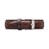 Daniel Wellington Classic Bristol White Dial Brown Leather Strap Watch For Women - DW00100056