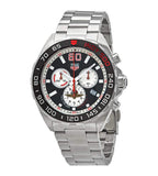 Tag Heuer Formula 1 Indy 500 Special Edition Black Dial Silver Steel Strap Watch for Men - CAZ101V.BA0842