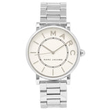 Marc Jacobs Roxy White Dial Silver Steel Strap Watch for Women - MJ3521