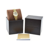 Michael Kors Lexington Quartz Silver Dial Gold Steel Strap Watch For Women - MK3229