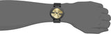 Gucci Interlocking Grammy XL Gold Dial Black Steel Strap Watch for Men - YA133209