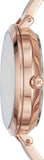 Michael Kors Jaryn Quartz Rose Gold Dial Rose Gold Steel Strap Watch For Women - MK3735