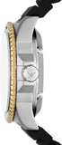 Emporio Armani Meccanico Automatic Red Dial Black Silicon Strap Watch For Men - AR60070
