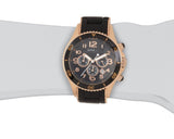 Marc Jacobs Rock Chronograph Black Dial Black Silicone Strap Watch for Women - MBM2553