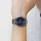 Lacoste Vienna Blue Dial Two Tone Steel Strap Watch for Men - 2011048