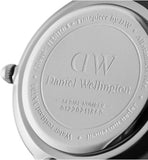 Daniel Wellington Classic Petite Reading Black Dial Black Leather Strap Watch For Women - DW00100235