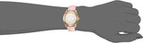 Guess Wonderlust Beige Dial Pink Leather Strap Watch for Women - W1065L1
