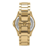 Maserati SFIDA Black Dial Yellow Gold Toned Stainless Steel Watch For Men - R8823140003