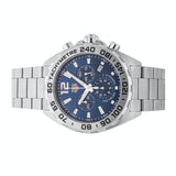 Tag Heuer Formula 1 Chronograph Blue Dial Silver Steel Strap Watch for Men - CAZ101K.BA0842