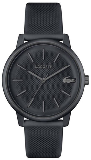 Lacoste 12.12 Move Gray Dial Gray Silicon Strap Watch for Men - 2011242