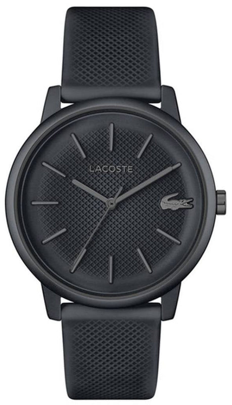 Lacoste 12.12 Move Gray Dial Gray Silicon Strap Watch for Men - 2011242