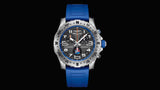 Breitling Endurance Pro Ironman World Championship Grey Dial Blue Rubber Strap Watch for Men - E823103A1M1S1