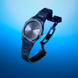 D1 Milano Ultra Thin Midnight Dial Blue Steel Strap Watch for Men- D1-UTBJ21