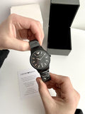 Emporio Armani Renato Black Dial Black Steel Strap Watch for Men - AR11184