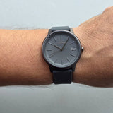 Lacoste 12.12 Move Gray Dial Gray Silicon Strap Watch for Men - 2011242