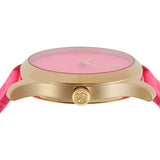 Gucci G Timeless Quartz Pink Dial Pink Leather Strap Watch For Women - YA1264115