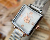 Coach Cass White Dial Silver Mesh Bracelet Watch for Women - 14503697