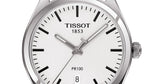 Tissot T Classic PR 100 White Dial Black Leather Strap Watch for Men - T101.410.16.031.00