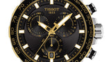 Tissot Supersport Chrono Black Dial Silver Steel Strap Watch For Men - T125.617.21.051.00
