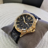 Guess Swirl Quartz Black Dial Black Silicone Strap Watch for Women - W1096L3