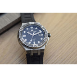 Maurice Lacroix Aikon Venturer Black Dial Black Rubber Strap Watch for Men - AI6058-SS001-330-1